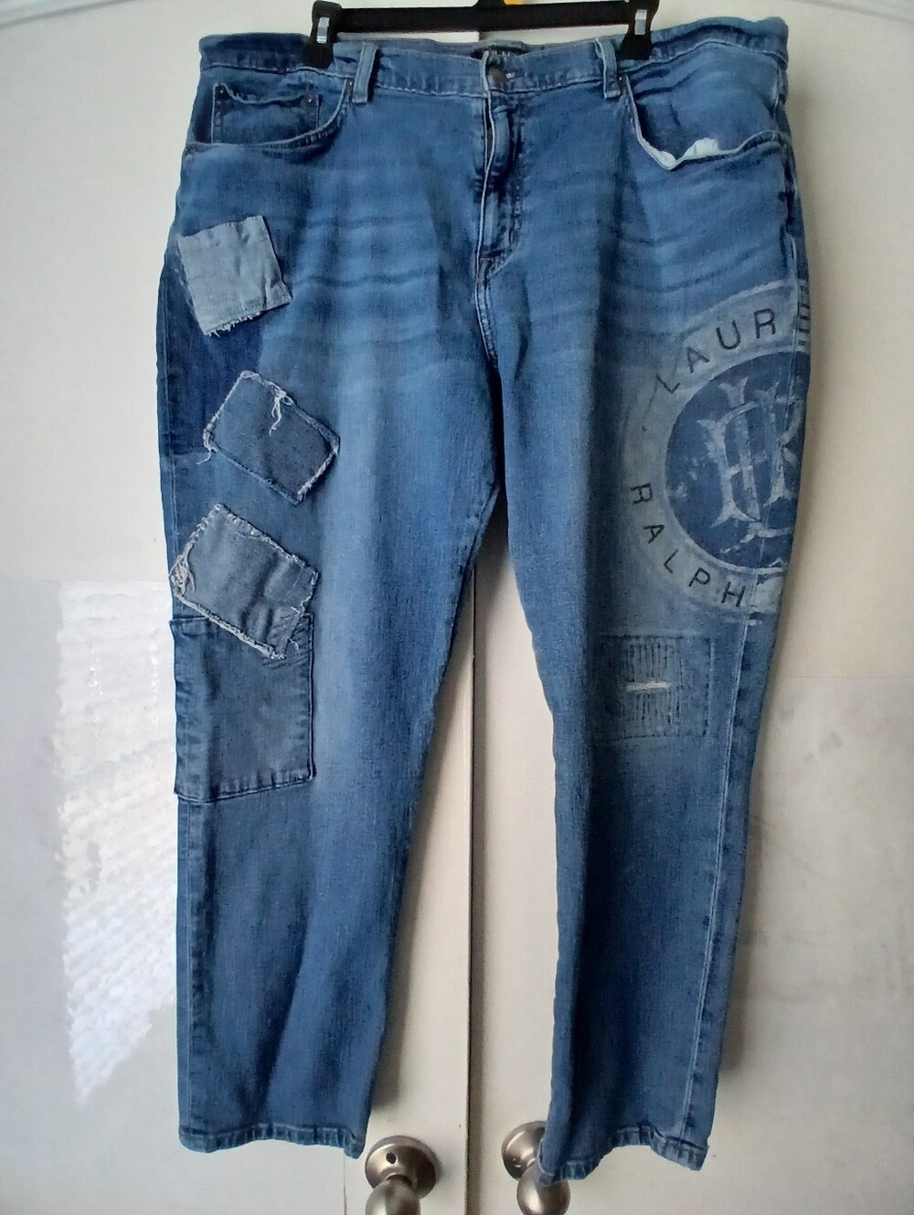 Ralph Lauren LRL patchwork Jeans Size 18